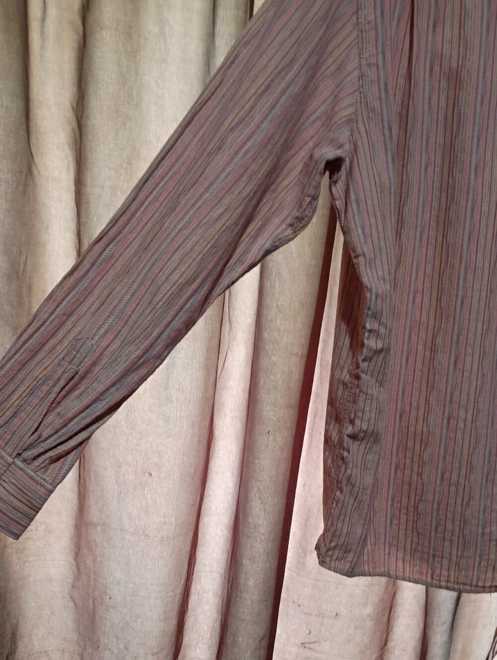 Missoni Men's Striped Long-Sleeve Button-Up Shirt - Picture 3 of 7